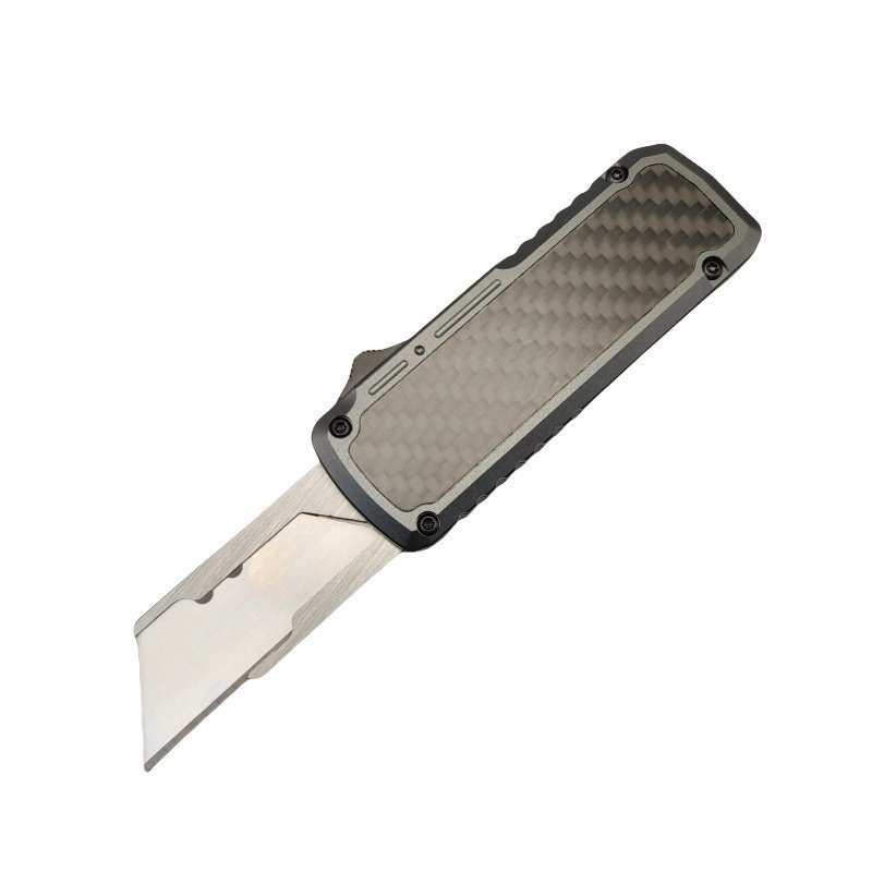 Carbon Fiber Handle Box Cutter --grey