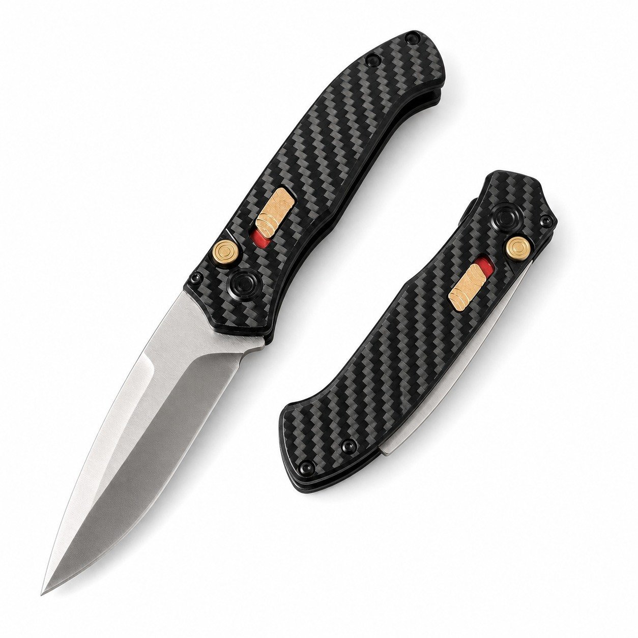 838 Carbon-Fiber Handle Side-Opening Knife